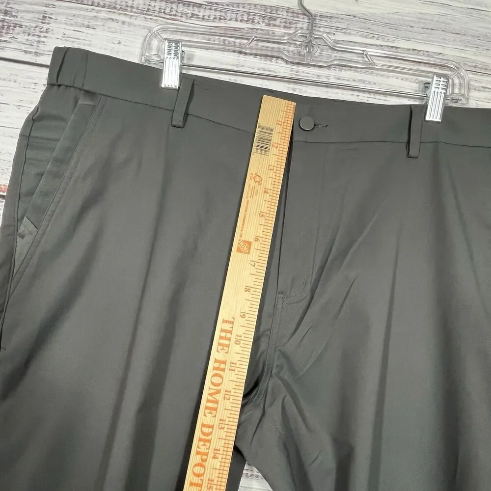 Jack Archer Pants Jetsetter Mens 40x30 Gray Slim Fit Performance Golf Chino